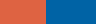 Orange - Blue dissonant pair