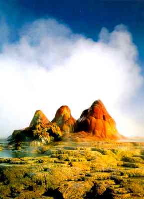 Geysers, Great Basin, Black Rock Desert, Nevada (Jeff Foott)